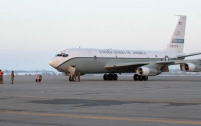 First Offutt plane lands at Lincoln Airport